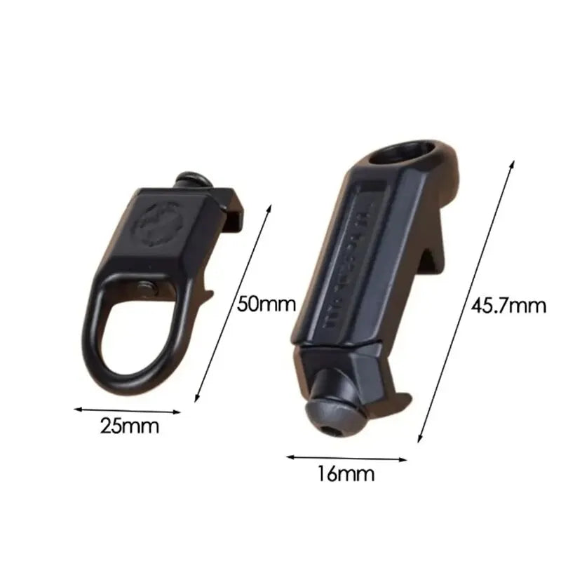 Tactical GBB Quick Detach Release QD Sling Swivel Scope Mount Ring .223 AR15 Hunting Accessories Fit 20mm Rail QD Adapter