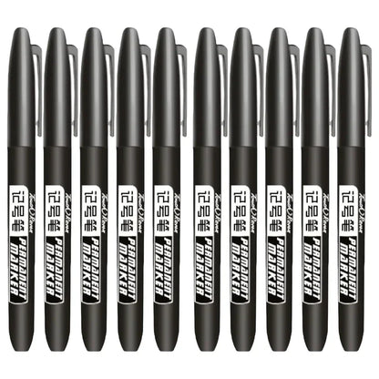 6-20PCs/Set PermanentMarker Pen Fine Point Waterproof Markers Thin Nib Crude Nib Black Blue Red Ink 1.5mm Fine Color Marker Pens