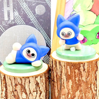 Anime Games Monster Hunter Action Figure Blue Cat Felyne Figurine Model Toy Collect Decorates Gifts 6 Styles