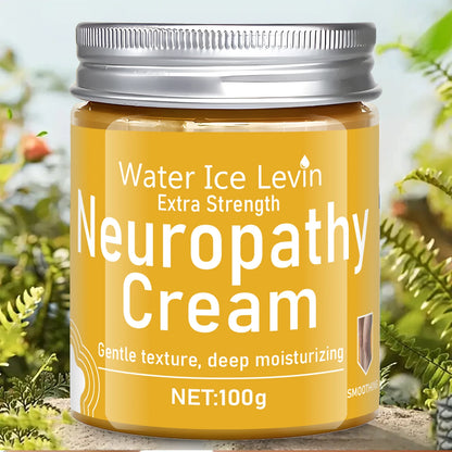 Water Ice Levin Extra Strength Neuropathy Cream. Deep-Penetrating, Gentle Moisturizer for Seniors