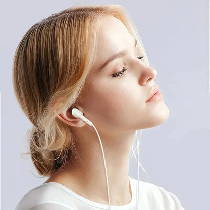 Original Headphones For Apple iPhone 16 15 14 13 11 12 Pro Max Plus In-ear Lightning 3.5MM Wired Bluetooth Earphones Accessories