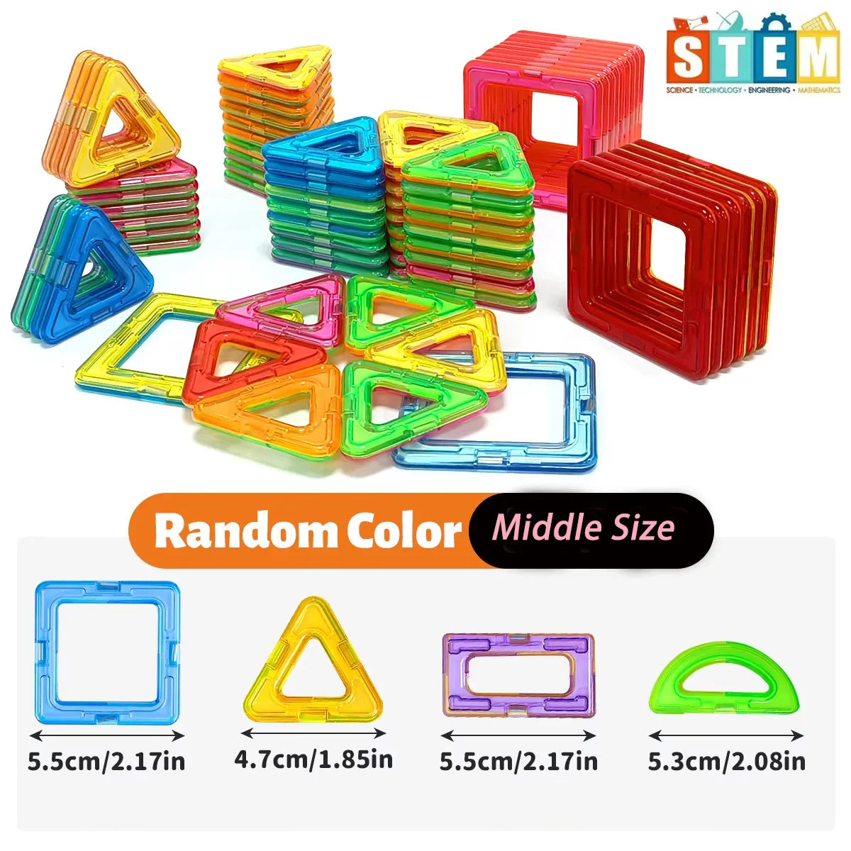 Magnetic Blocks Building, Improve Creativity Hands-On Ability 3D Puzzle Design Toy, for 3 - 6 Years Old Birthday Halloween Gift