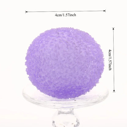 Ice Ball Maltose Squishy Toys Blue Mochi Sensory Fidgets Toy Simulated Transparent Anti Stress Slow-rebound Decompression Toy