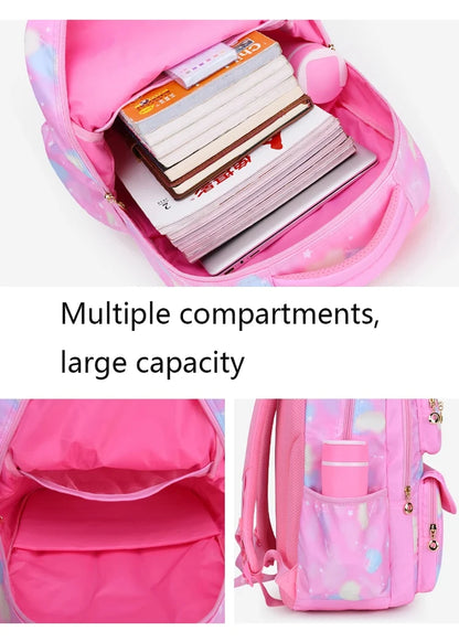 Teenage Girls School Bag Children Backpack Class Child Kids Back Pack Kawaii Bagpack Cute Women Rucksack Female Bolsas Portfolio