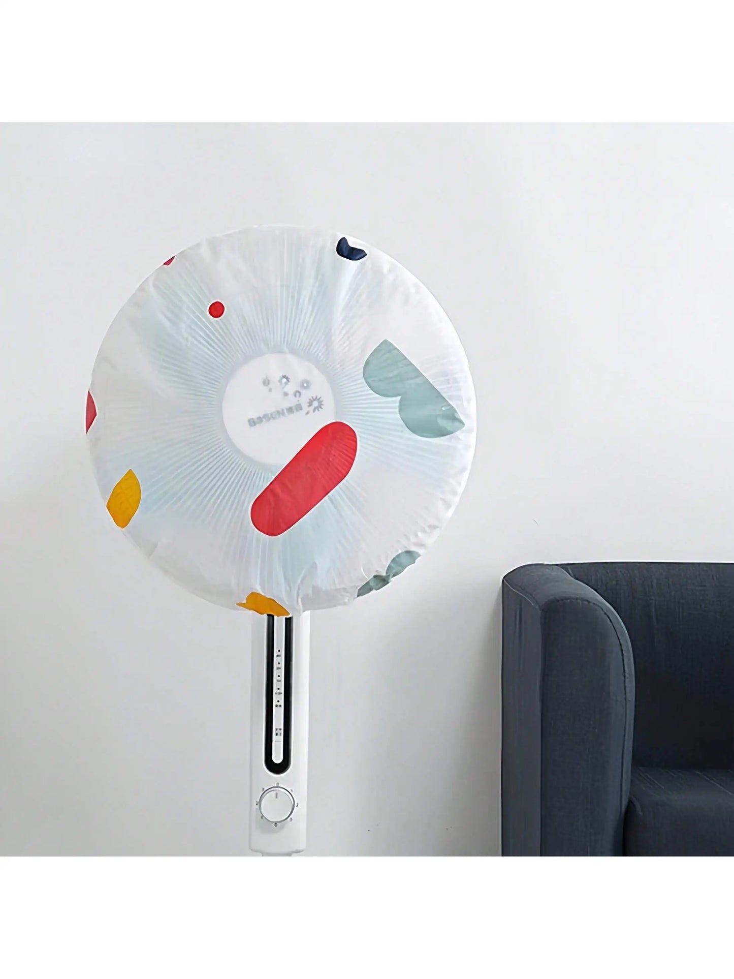 2-Pack Fan Dust Cover, Universal Full Cover Round Standing Fan Protector, Suitable for Schools, Offices, Homes, Travel, Storage