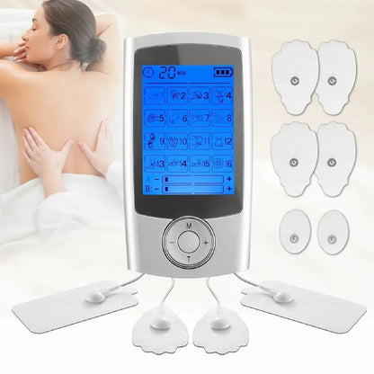 16 Modes Digital EMS Body Massager Electric Muscle Stimulator Portable Electrostimulation Relax Care Tool Home Use