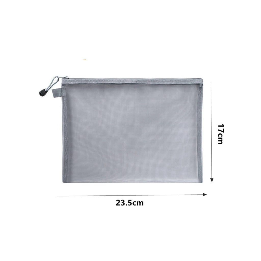 3pcs Toy storage bag 1pc building block puzzle sub-package bag children small particle zipper transparent finishing storage box