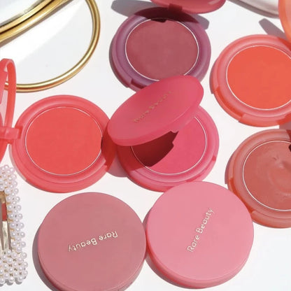 New Rare Beauty Matte Lasting Blurred Bouncy Cushiony Cream-to-powder Blush Moisturizer Natural Makeup Happy Hope Worth Thriving