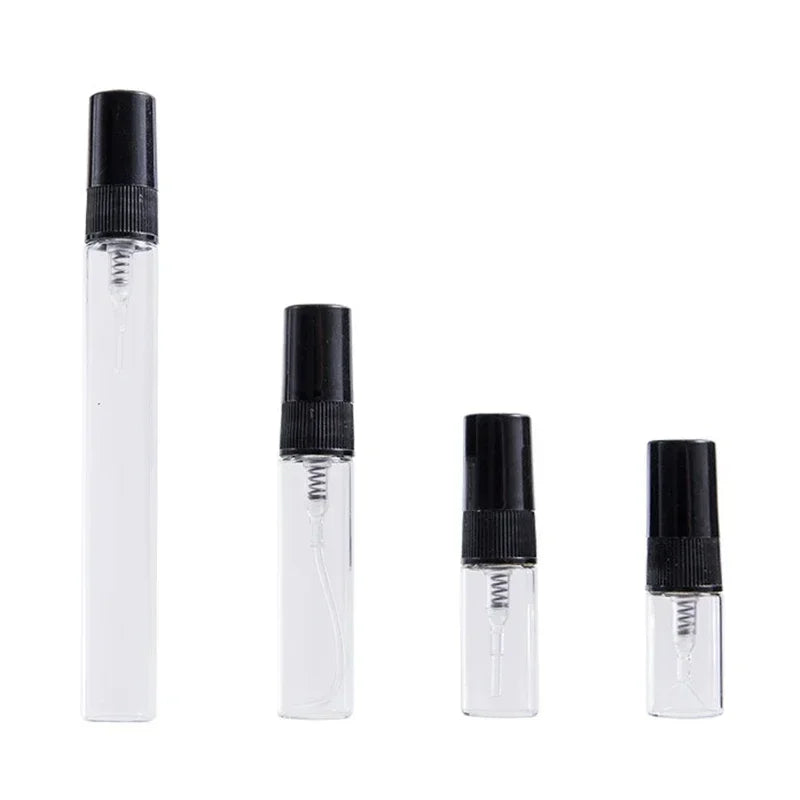 8/16pcs Refillable Perfume Bottle Portable Glass Spray Bottle Container Refill Atomizer Perfume Travel Bottle