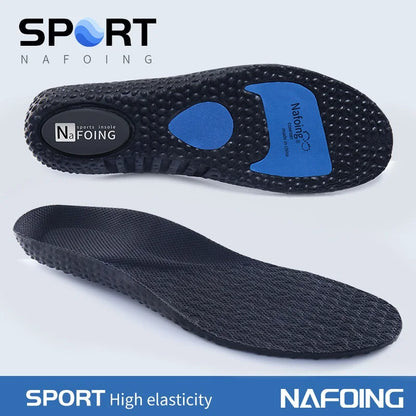 Sole Shock Absorption Deodorant Breathable Cushion Sport Insoles For Shoes Running Insoles For Feet Man Women Massage Care Pads