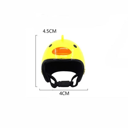 Farm Pet Chicken Helmet Sun Rain Protection Cute Hat for Hens Outdoor Henhouse Protective Gear Fighting Cock Funny
