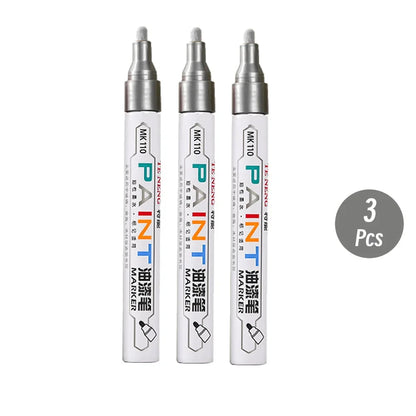 8 Colors Car Scratch Repair Paint Pen Quick Dry Touch Up Paint Repair Pen Waterproof Wheel Tyre Marker Auto Paint Marker Pens