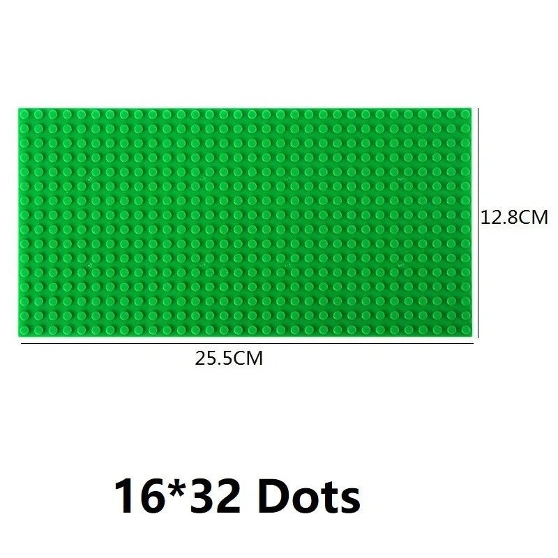 Single Double Sided Classic Base Plates Blocks Plates  32x32 16x16 16x32 Dots DIY Simulated scene Building block base Toy