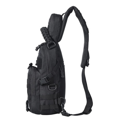 Multi functional outdoor chest bag, sports cycling, hiking, portable and wear-resistant crossbody bag