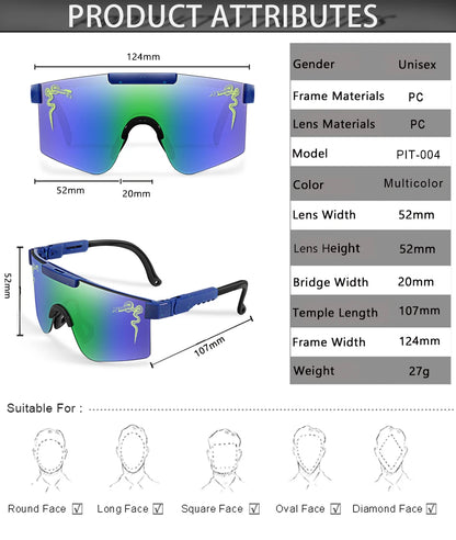 3-8 Year Old Children Outdoor Sunglasses Kids Boys Girls Bicycle Glasses UV400 Youth Sport Baseball Camping Mtb Bike Eyewear