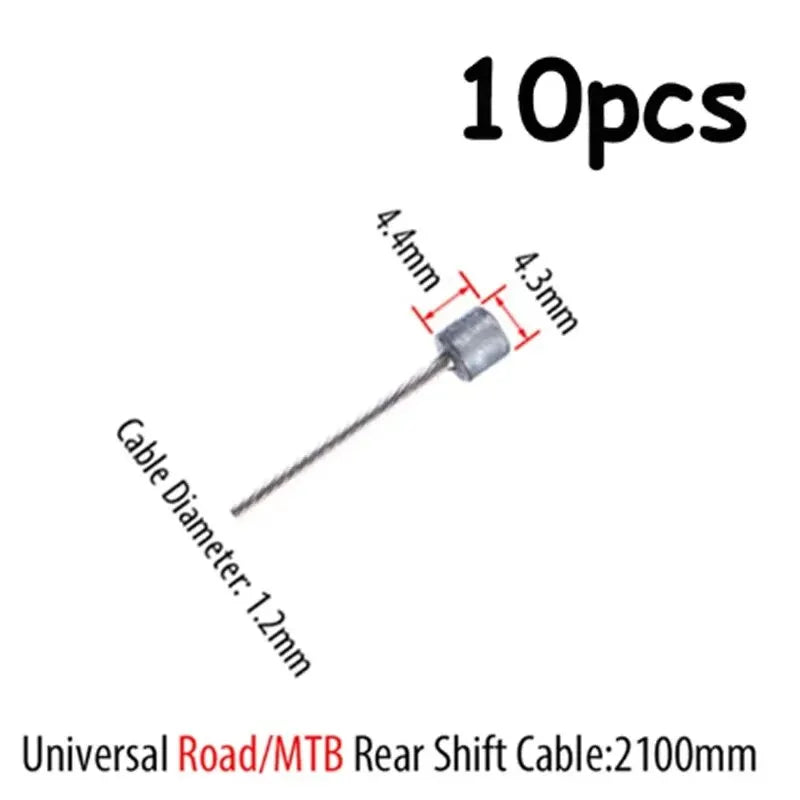 5/10PC Bicycle Brakes Line Road Mountain Bike Brake Cable Universal Bicycle Shift Cable Durable Road MTB Brake Shift Wire