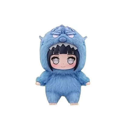 Bandai EAKI Naruto Blind Box Shippuden Party Series Uzumaki Stuffed Plush Bag Pendant Ornament Doll Toy Collection Birthday Gift