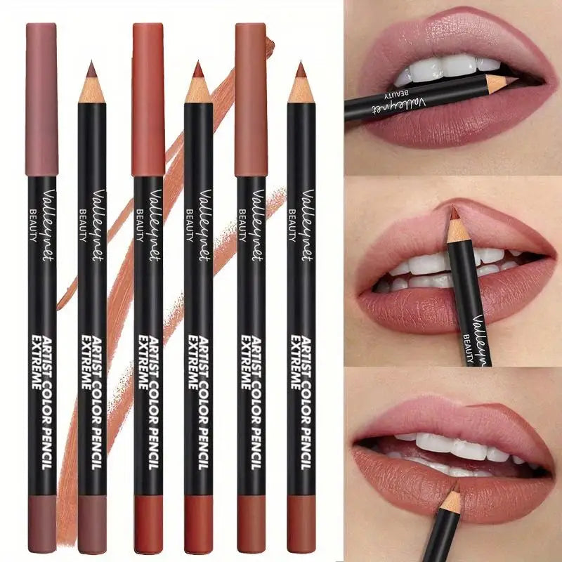 3pcs/Set Lip Liner Set,Long Lasting Matte Waterproof Lipstick Lip Liner Waterproof Lip Liner Set Women Lip Cosmetics