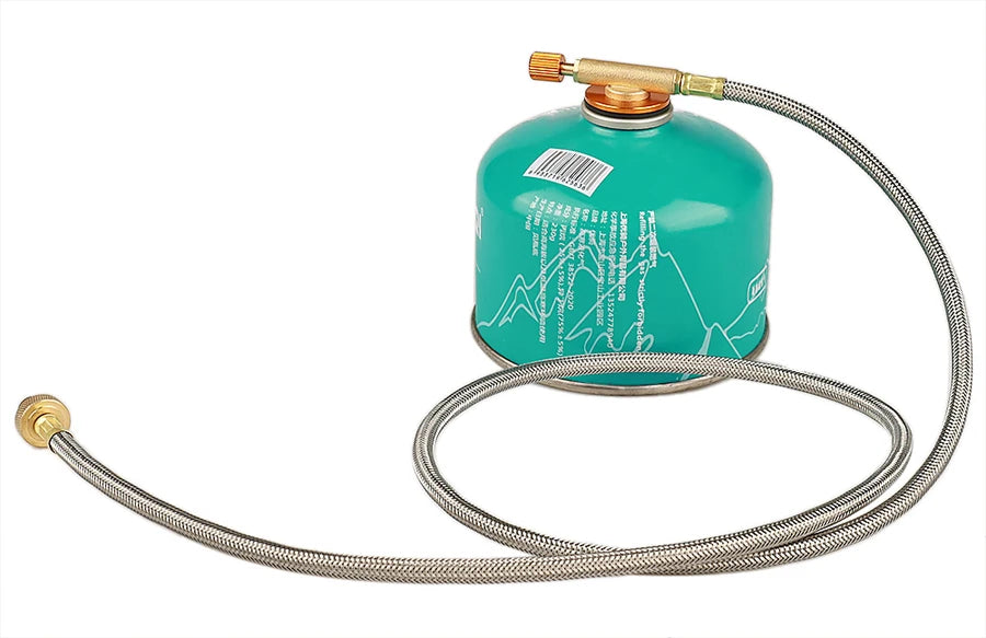 Outdoor Camping Gas Tank Inflation Connection Pipe Extension Line 1M Flat Gas Tank Connection Extension Line