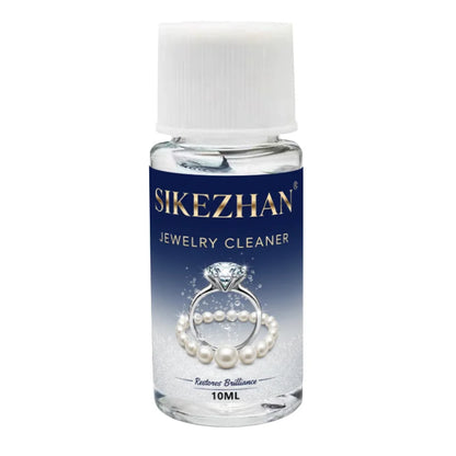 Jewelry Cleaning Liquid, Restore Luster, Remove Tarnish/Oil, Safe for Gold Silver Platinum & Diamonds, Rings/Necklaces/Earrings