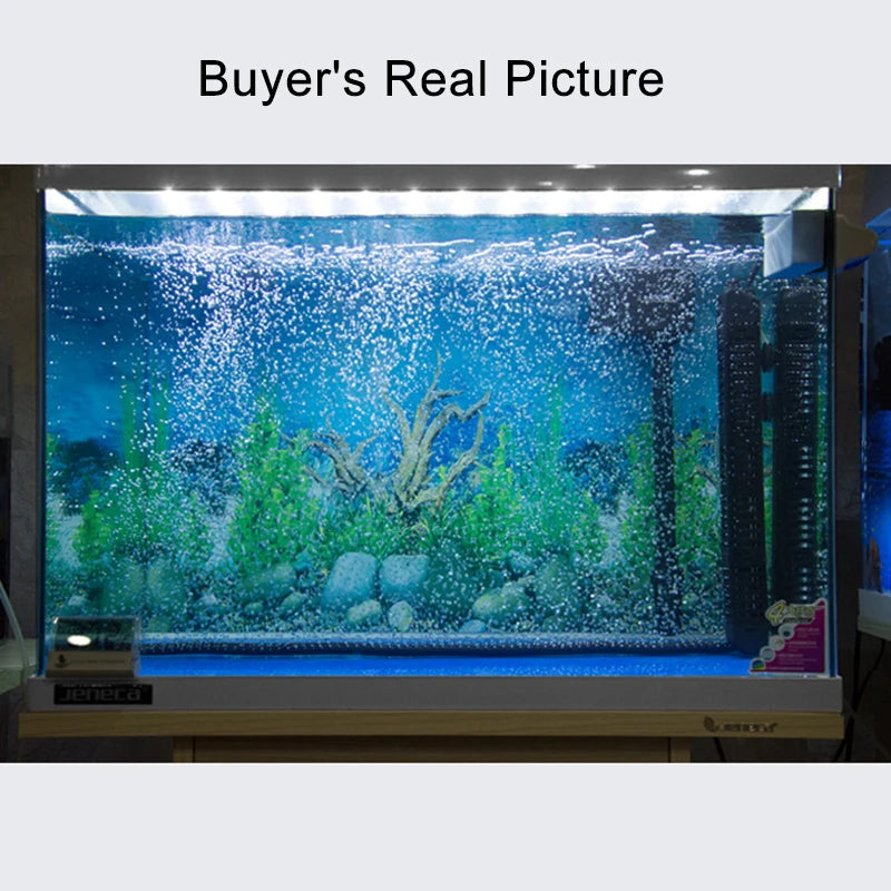 Aquarium Air Pump Oxygen Air Bubble Tube Aerator for Fish Tank Waterscape Bendable Air Stone Pipe Strip Diffuser Accessories