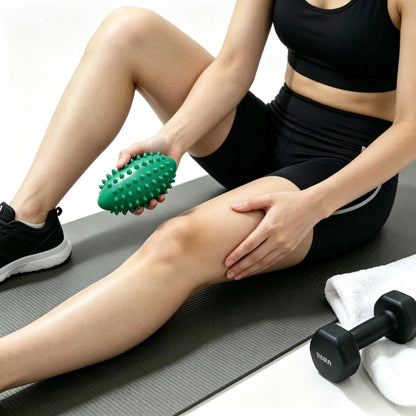 1PC Spiky Foot Massage Ball Yoga Workout Ball Portable Daily Tool for Regular Muscle Rubbing During Fitness Sessions