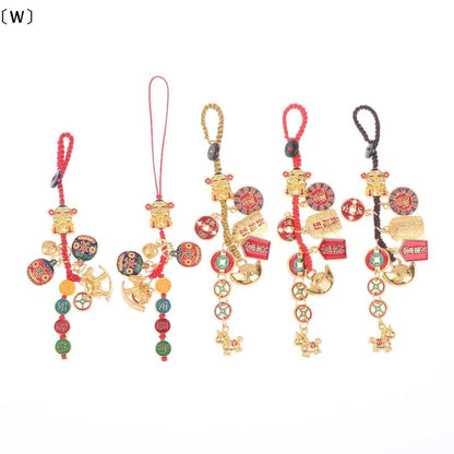 〔W〕2026 Year Of The Horse Wall Hanging Ornament Chinese New Year Lucky Decoration Accessories Housewarming Small Pendant Gifts