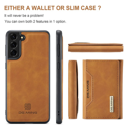DG.MING Magnetic Detachable PU Leather Wallet Case for Samsung Galaxy S23 Ultra S22 S21 S20 FE A52 A52S A12 A54 A14 Note20 Ultra