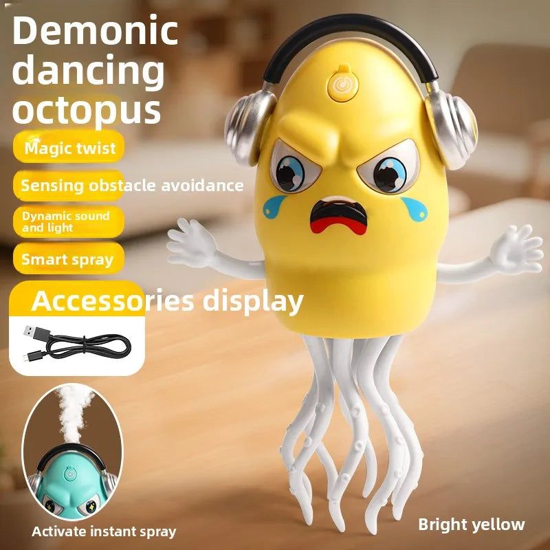 Dancing Octopus Kid Electronic Pet Toys Cartoon Interactive Development Moving Education Toddler Toy Gift Creative Birthday Gift