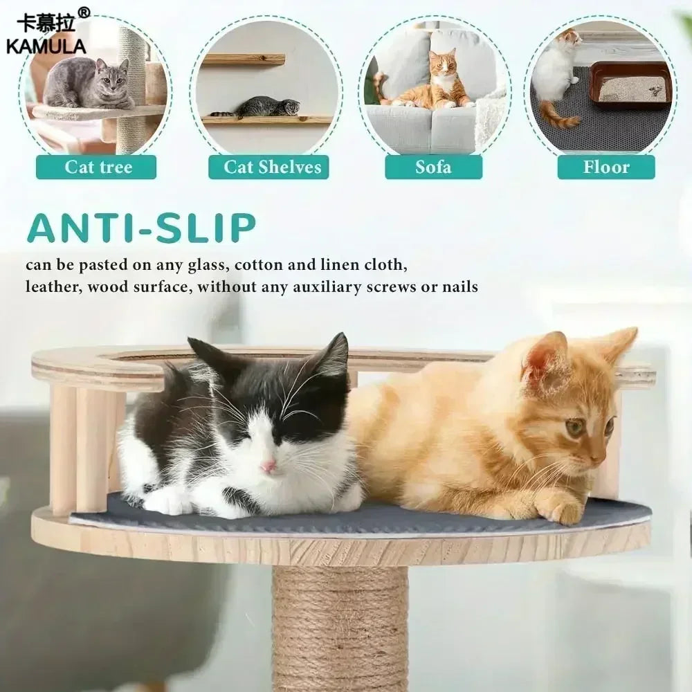 Trimmable Cat Scratching Mat Self-Adhesive Carpet Mat Pad Anti Cat Scratcher Furniture Couch Corner Indoor Sofa Wall Protector