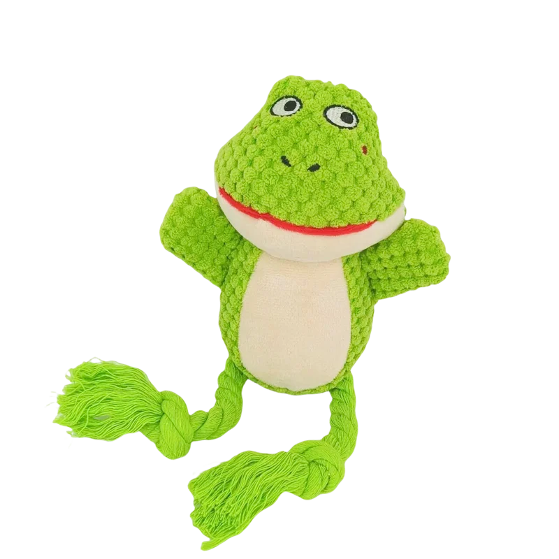 Stuffed Raw Small Dog Plush Interactive Toys Indestructible Bite Resistant Sound Puppy Toys Squeaky Dogs Rattle For Pet Supplies