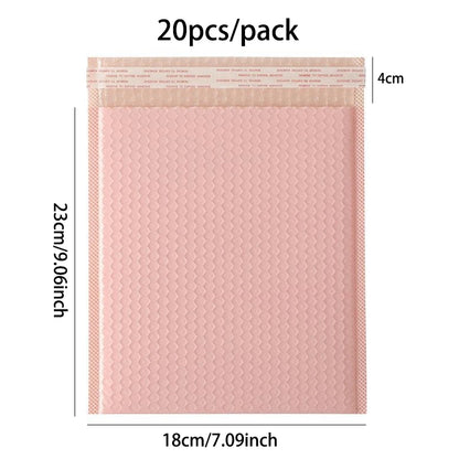 Pearlescent Bubble Mailers Padded Envelopes, Self-Adhesive Waterproof Shipping Bags with Foam Lining for Packaging and Mailing