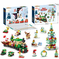 Train B Xmas Blocks