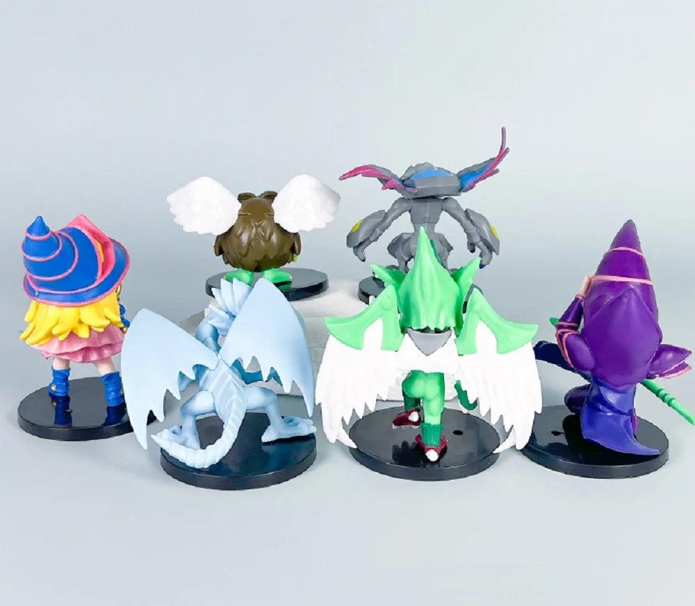 6pcs/set Yu-Gi-Oh! Duel Monsters Collection Model Anime Figure Doll Toys