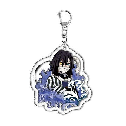 Demon Slayer doll toy Kimetsu No Yaiba Blade of Ghost Keychain Acrylic Pendant Car Key Chain Fans kids Xmas Gift Anime Jewelry