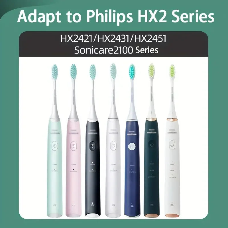 Replacement Toothbrush Head For Philips HX2033/HX2421/ HX2431/HX2451/HX2461/HX2471/HX2023 With Cover Brush Head Free Shipping