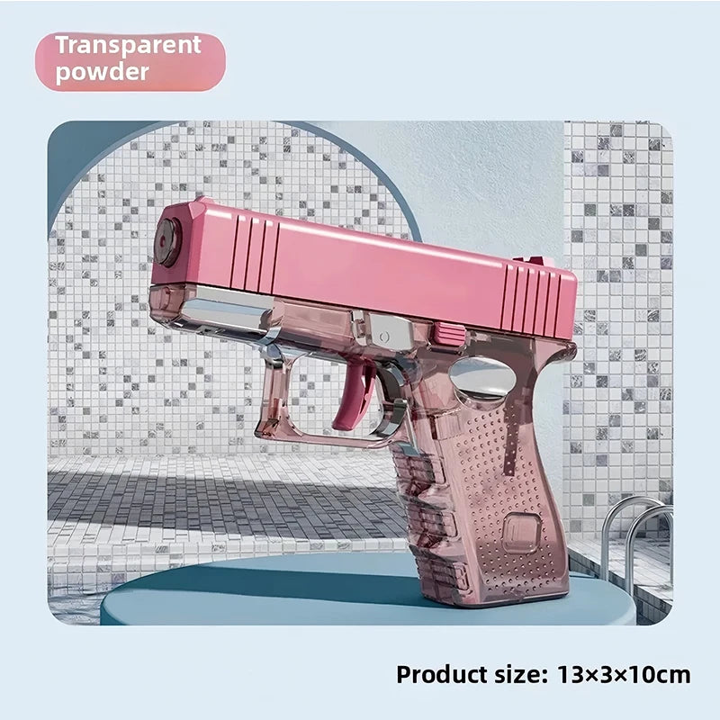 Hot Mini Desert Eagle Mechanical Continuous Firing Water Gun Small Pistol Summer Outdoor Beach Poor Toy Shoot Water Gun for Kids