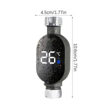 LED Digital Shower Temperature Gauge Waterproof Smart Monitor for Baby Bath Bathroom Accurate Safe Auto-shutoff Durable