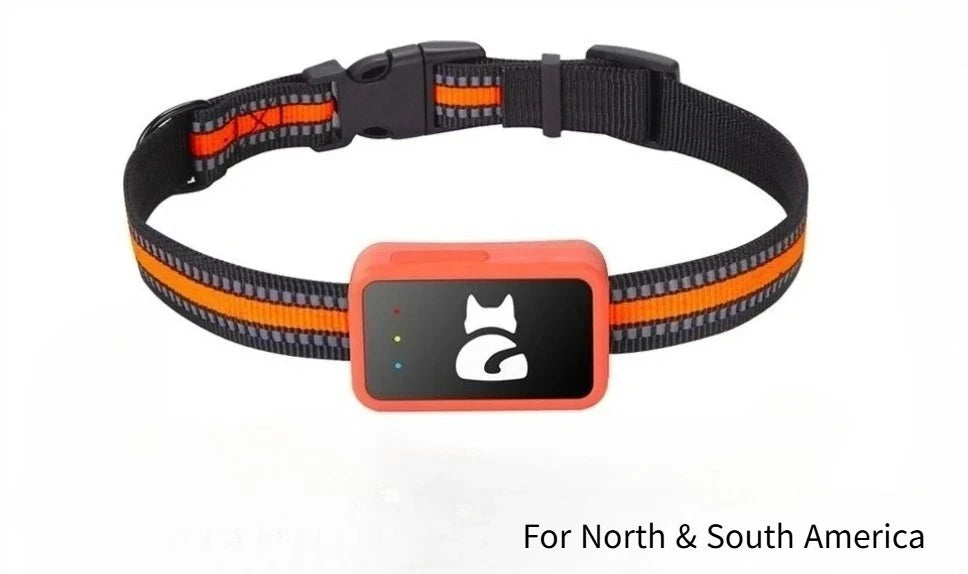 4G Smart Dog Collar Holder GPS Tracker for pet Waterproof Cat Tracking Device Pet Locator with Find My for iOS Android
