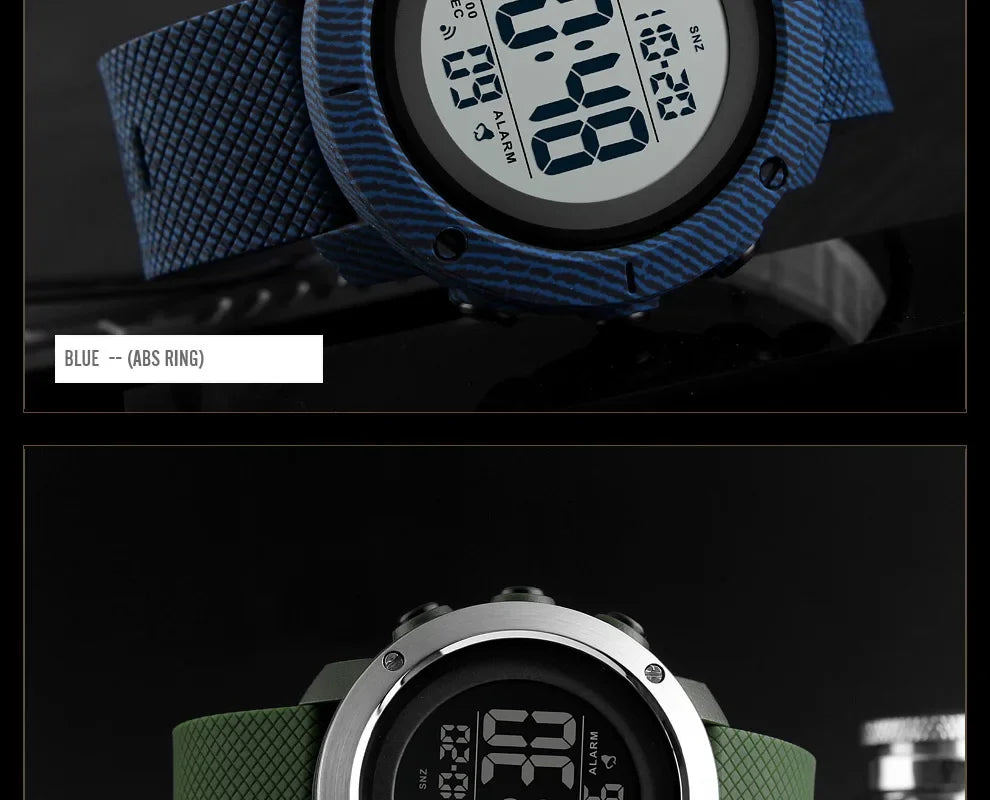 SKMEI 1426 Sports Waterproof Digital Watch for Men Stopwatch Electronic LED Display Mens Wristwatches Reloj Masculino Clock 1416