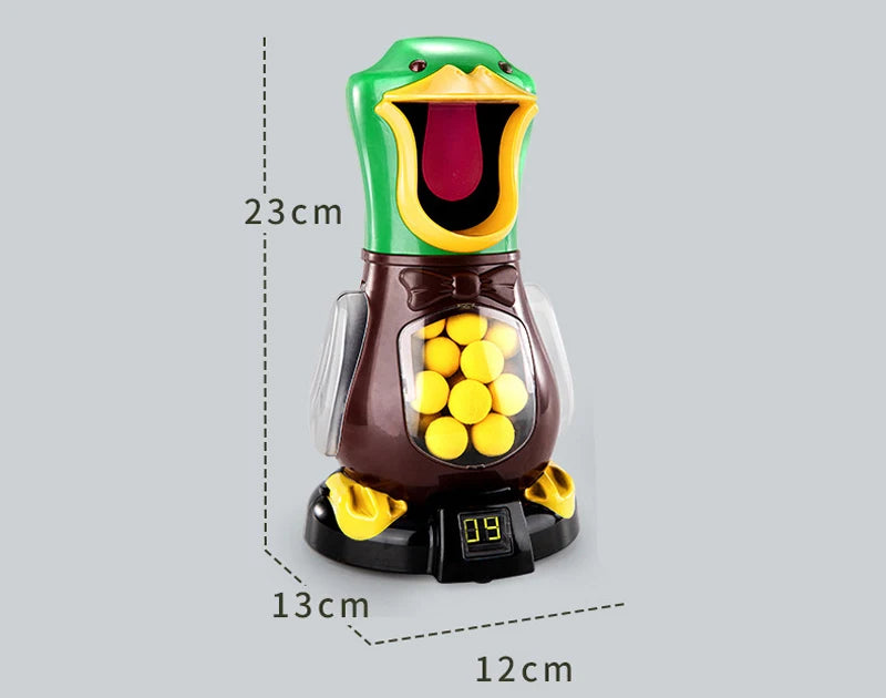Hungry Shooting Duck Toys 98K Pistol Air-powered Gun Soft Bullet Ball Scoring Battle Games With Light Can Walk Gun Kids Gifts