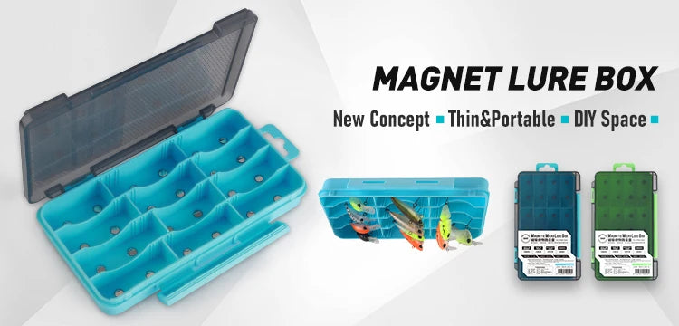 Kingdom Fishing Tackle Box 2 Sizes  Multifunction Tackle Trays Organizer with Removable Dividers Fishing Lure Storage Box