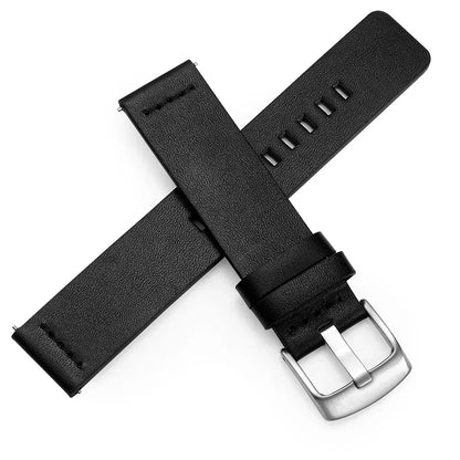 20mm 22mm Watch band Quick release Leather Strap for Samsung Galaxy Watch 3 Active2 40 44mm huawei watch gt 2 WatchBand 18 24mm