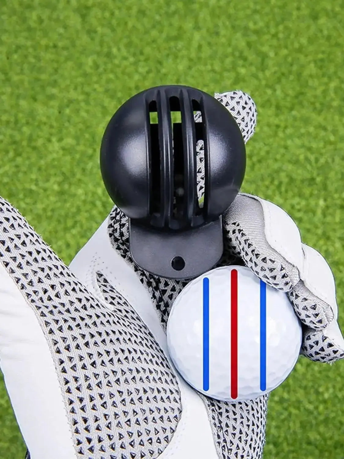 Fade-Resistant Golf Ball Liner, Advanced Design Ball Marking Tool | 1 Alignment Tool with 2 Golf Ball Stamp Markers, Golf Ball