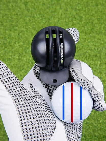 Fade-Resistant Golf Ball Liner, Advanced Design Ball Marking Tool | 1 Alignment Tool with 2 Golf Ball Stamp Markers, Golf Ball