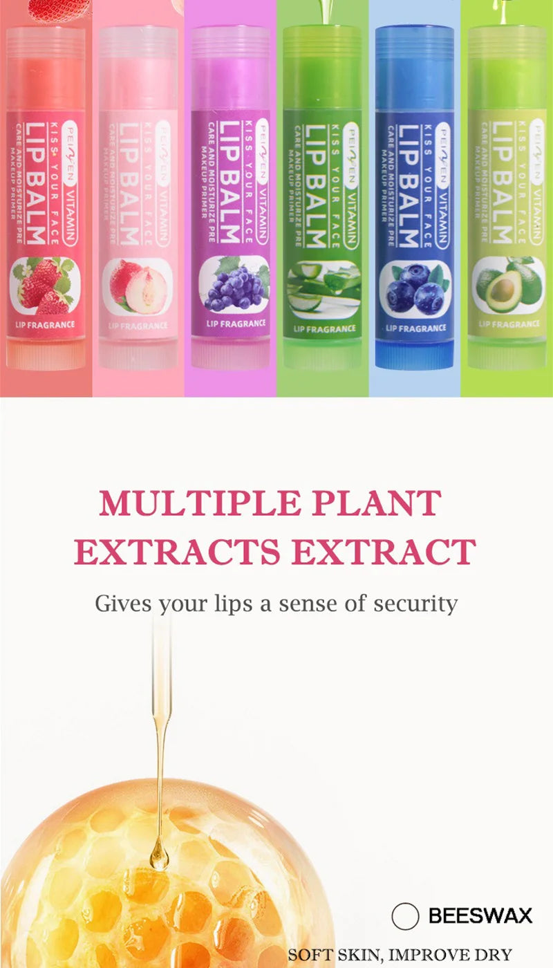 Pennyfun Fruit-Flavored Lip Balm Set: Ultra-Hydrating and Moisturizing Formula - Best-Selling Lip Treatment with a Variety