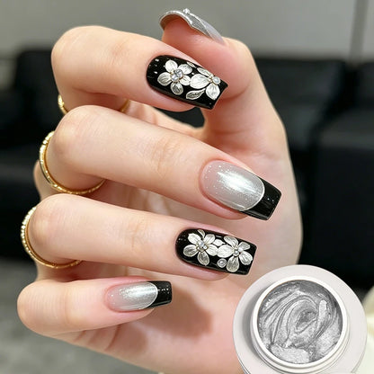 BORN PRETTY 5ml 3D Metal Painting Gel Embossed Nail Gel Polish Plaster Texture Drawing Carving Gel Nail Art Manicure Supplies