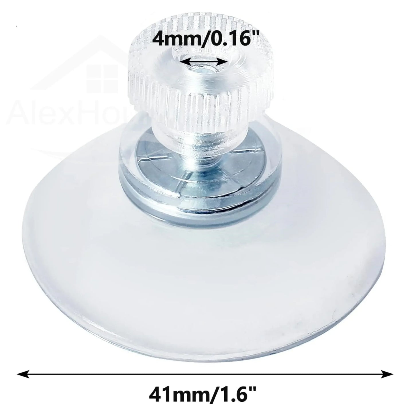 5/10Pcs Suction Cups with Screw 25/32/41/53mm Plastic Sucker Pad Holder PVC Sucker with Screw Nut for Bathroom Window Car Shade