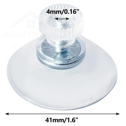 5/10Pcs Suction Cups with Screw 25/32/41/53mm Plastic Sucker Pad Holder PVC Sucker with Screw Nut for Bathroom Window Car Shade