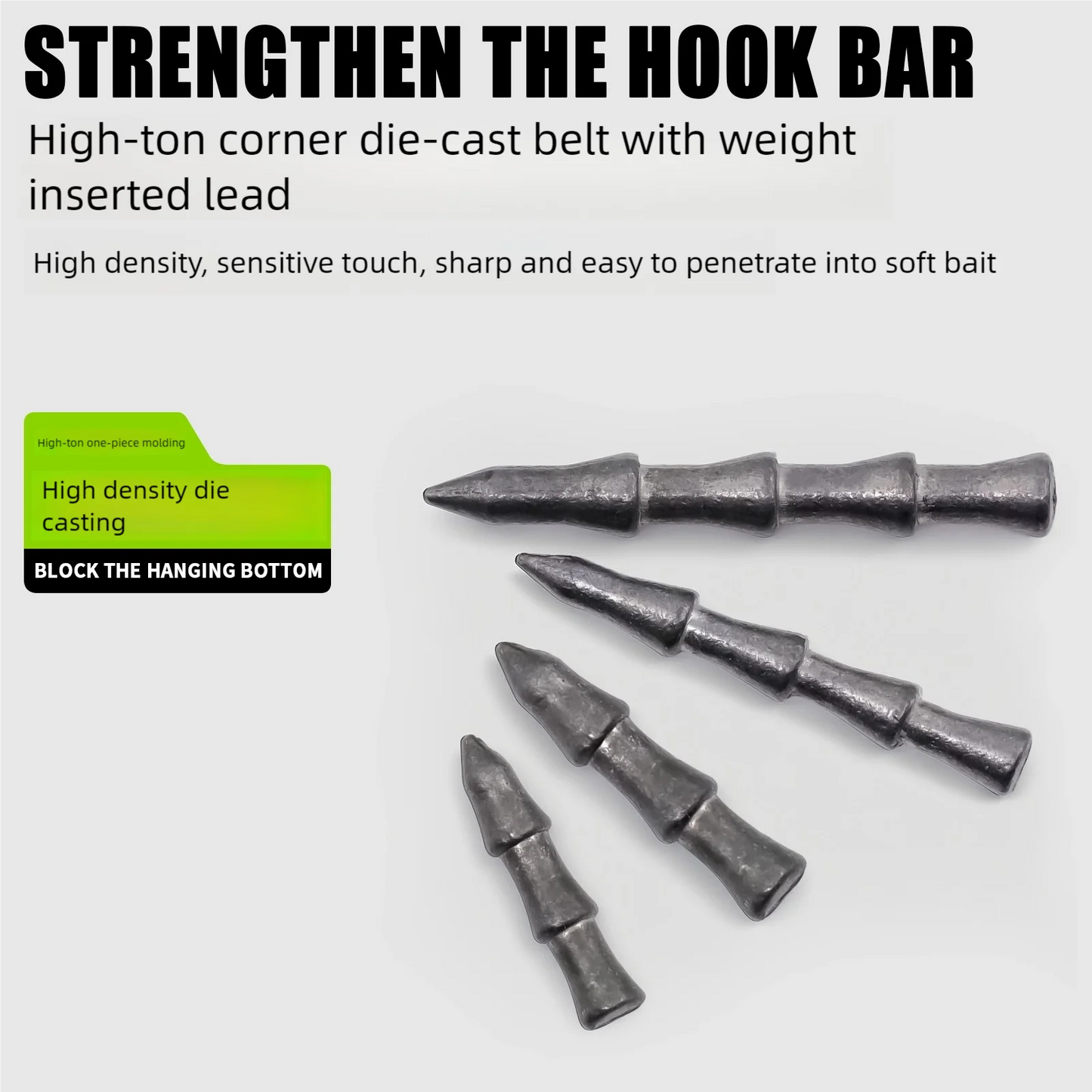 Nail Weights Sinkers Bass Fishing for Bass Fishing - Insert Sinkers for Fishing Lures, Neko Rig and Wacky Rig